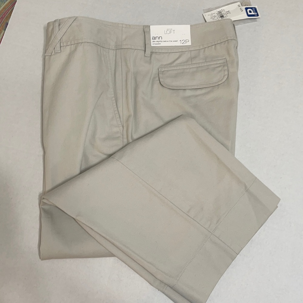 NWT Ann Taylor Loft cropped pants Size 12P